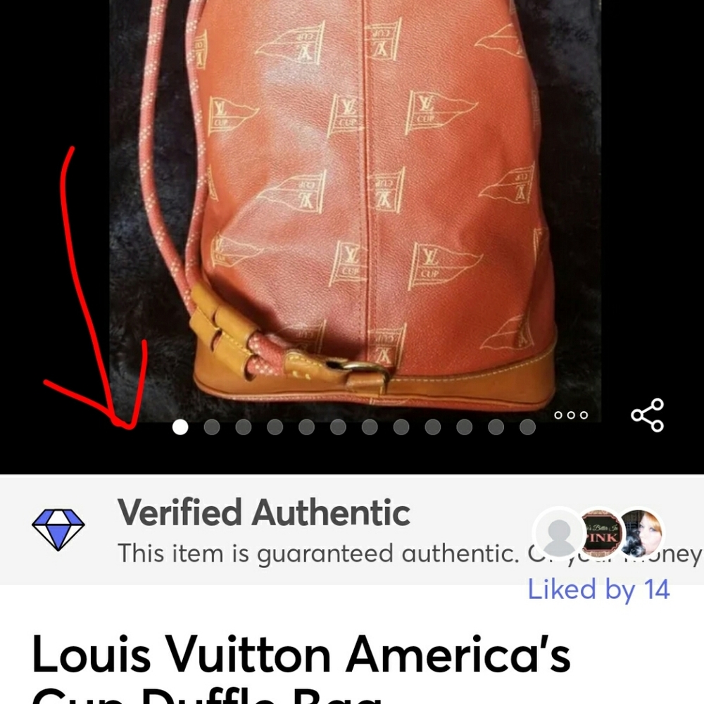 Louis Vuitton Americas Cup Vintage Sailors Duffle - Picture 11 of 12